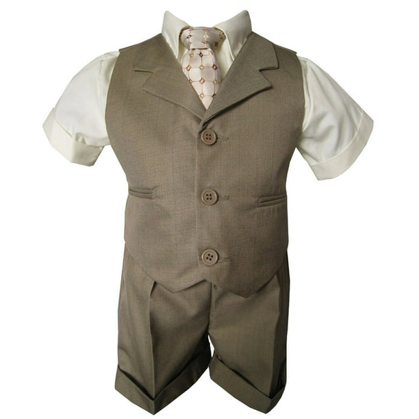 Gino Giovanni Formal Boy Brown Suit from Baby to Teen 